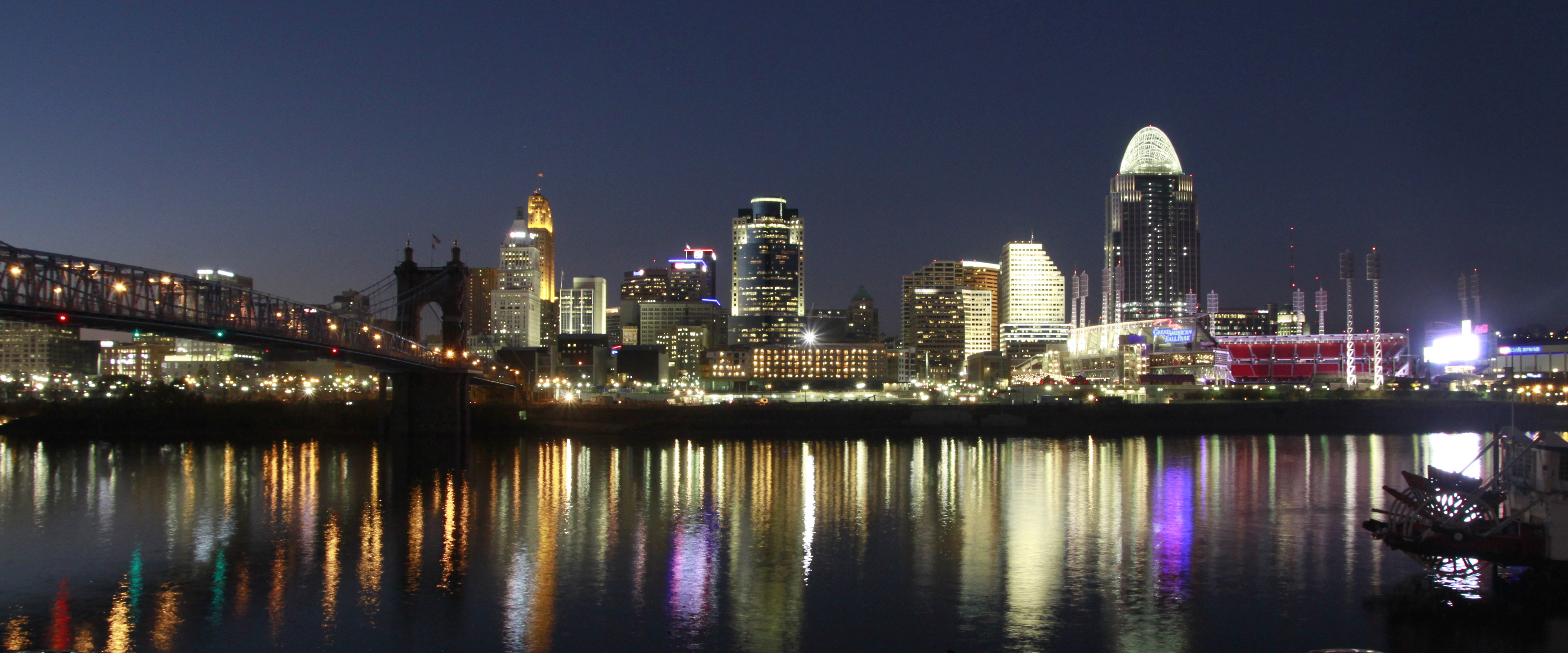 Cincinnati Skyline at Night